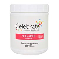 Celebrate Multivitamin ADEK - Berry Sorbet - 270 Count
