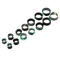 7 Pairs Soft Silicone Flexible Ear Plugs Tunnels Gauge Piercing Body Jewelry Best Beauty For gift Party Jewerly Women Elegant Cheap Style | Color - Colors 5