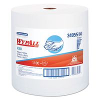 WypAll 34955 X60 Wipers, Jumbo Roll, White, 12 1/2 x 13 2/5, 1100 Towels/Roll