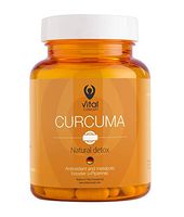 Vital Concept Curcuma - Organic Turmeric, Curcumin & Black Pepper 95% | Helps Immune System & Bones | Natural Detoxification & Antioxidant Effect | Promotes Metabolism | 60 Veg Caps, 30 Days Supply