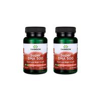 Swanson Super Dha 500 from Food-Grade Calamari 500 mg 30 Sgels 2 Pack