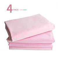 Reusable Underpads Incontinence Pad, LyncMed Washable Absorbent Bed Pad for Menstrual Girls and Baby,34" x 36"（Pack of 4)