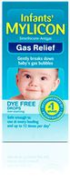 Mylicon Gas Relief Drops for Infants and Babies, Dye Free Formula, 0.5 Fluid Ounce