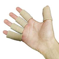 SirMo 5pcs Finger Knuckles Protectors Finger Protection Sheath Sleeve Brace for Basketball Sports