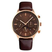 JOLLY New Watch Fashion Trend Quartz Watch Multi-Function Waterproof Business Steel Non-Mechanical Watch (Color : F)