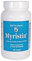 EHP Products Myristin® Cetyl Myristoleate CMO Softgels (200 Count) - Highest Concentration of Cetyl Myristoleate (260 mg per softgel)