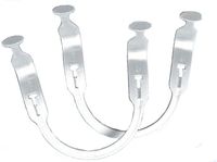 A&R Sports Hockey Helmet Ear Sling (Pair), White