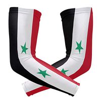 Syria Flag 1 Pair UV Protection Cooling Long Sports Arm Sleeve