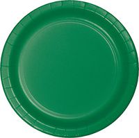 Creative Converting 75-Count Value Pack Paper Dinner Plates, Emerald Green - 483261B