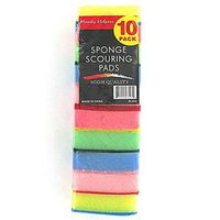 New - Scouring pads with sponge - Case of 48 by handy helpers