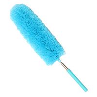 Yesbaby Telescopic Magic Soft Scalable Microfiber Cleaning Duster Dust Cleaner Handle Feather Static Flexible Cleaning Head (Color : Sky Blue)