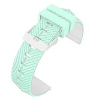 Lyperkin Ticwatch Pro Band, Premium Durable Double Color Silicone Band Strap Wristband Replacement Accessory Bracelet Compatible with Ticwatch Pro/Huami 2 Smart Watch (22mm)