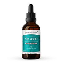 Vira Secret Alcohol Extract, Tincture, Echinacea, Elder, Oregon Grape, Lemon Balm, Cat's Claw, Calendula. Virus/Infection Support (4 fl oz)