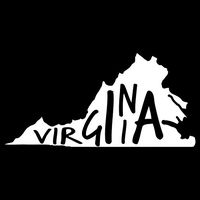 Virginia State Vinyl Decal Sticker | Cars Trucks Vans Walls Windows Laptops Cups | White | 5.5 X 2.7 | KCD1956