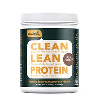 Nuzest Clean Lean Protein - Premium Vegan Protein Powder, Plant Protein Powder, European Golden Pea Protein, Dairy Free, Gluten Free, GMO Free, Naturally Sweetened, Rich Chocolate, 20 Servings, 1.1 lb