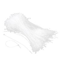 1000 Pcs Plastic Snap Lock Tag Rope Fasteners - Plastic Needle Pins Security Loop for Jewelry Clothing and Accessory Price Tag (Clear, Length 3 Inch)