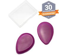 Sililids Ice Pads, Purple, Set of 2. Relief of Puffy Morning Eyes, Anti Inflammatory for Kid's Bumps & Bruises, in Sanitary Travel Cases. Gentle on Delicate Skin. BPA Free Hypoallergenic Pad.