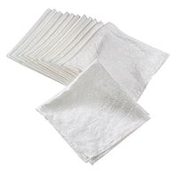 SARO LIFESTYLE LN817.I22S Crinkle Collection Napkin, 22", Ivory