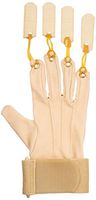 Sammons Preston Deluxe Traction Exercise Glove with Thumb, Hand and Finger Strengthening Glove for Finger & Thumb Extension, Hand Exerciser for Therapy, Recovery, Rehabilitation, Small/Medium,Left