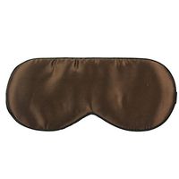 One New Natural Silk Eye Cover & Blindfold Sleep Mask Shade Choc