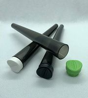 Filter4U: 10 Pieces Doob Tubes, Airtight, Smell Proof, Odor Sealing, Moisture Resistant Container, Medicinal Herb Storage, Pre-Rolled Cone Joint Tobacco Cigarette Travel, 4.25 inch 135mm