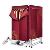 JCJ Foldable Dry Closet, Indoor Clothing Care Machine Double Capacity with 2000W High Power Dryer Host 240Min Can Be Timed, Stainless Steel Bracket Dryer