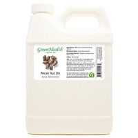 GreenHealth Pecan Nut – 32 fl oz (946 ml) Plastic Jug w/Cap – 100% Pure Carrier Oil