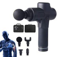 Massage Gun,3 Speed Muscle Massager Electric Deep Tissue Cordless Massage Gun Rechargeable Muscle Deep Relaxation Quiet 4 in 1 Muscle Massager Gun for Athlete