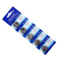 3V Lithium Coin Cells Button Battery CR2025 BR2025 DL2025 KCR2025 2025 L12 Single Use,for Wristwatches Calculators Toys Remote Controllers Pointers, 5pcs