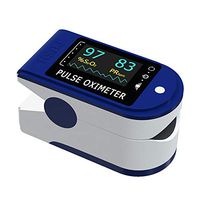 Fingertip Pulse Oximeter Portable Monitor - Blood Oxygen Saturation Heart Rate Body Health Monitor with LED Display, Fast Spo2 Reading Oxygen Meter with Alarm, for Adults and Children