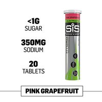 Science in Sport Go Hydro Tablets, Pink Grapefruit Flavored Hydration & Endurance Supplement Drink - 20 Tablets