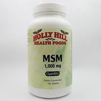 Holly Hill Health Foods, MSM 1,000 MG (from OptiMSM), 180 Tablets