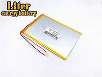 BIHUADE 3.7V 3195122 4500mAh Polymer Lithium Li-ion Battery Rechargeable Lithium Polymer Li-Po Battery for MP4 GPS MP3 Bluetooth Stereo DIY Gift (3195122)