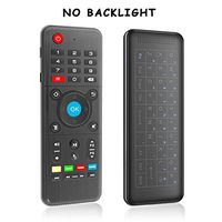 Calvas H1 Remote Control 2.4GHz Wireless Air mouse With Backlit Keyboard Full Touchpad PC for Android tv box X96 tx3 IR Learning pk mx3 - (Color: White)