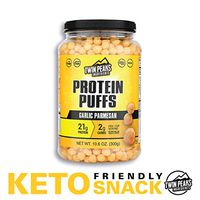 Twin Peaks Low Carb, Keto Friendly Protein Puffs, Garlic Parmesan (300g, 21g Protein, 2g Carbs)