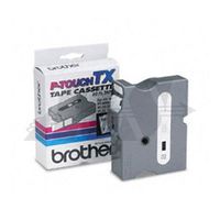 Brother 1 Inch x 50 Feet Blue On Clear Labeling Tape (TX1531)
