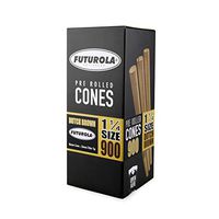 Futurola - Unrefined Super Thin Pre Rolled Cones - (900, 1 1/4 - Dutch Brown)