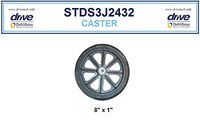 Drive Replacement Parts for Blue Streak Wheelchair - BLS (Front Caster)