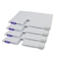 The Elixir Eco Green 4-Pack Washable Microfiber Mop Pads Cleaning Pads Replacement for Shark Steam Pocket Mops, S3501 S3601 S3550 S3901 S3801 S3901