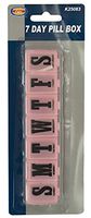 Shop72-7 Day Weekly Pill Organizer Case Box Holder Dispenser for Your Supplements Pills Vitamins