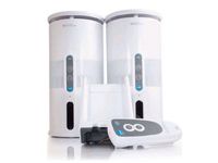 C2G/Cables to Go Audio Unlimited Premium 900MHz Wireless Indoor/Outdoor 2 Speaker System with Remote and Dual Power Transmitter, White (SPK-VELO-W3)