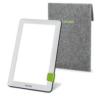 Beurer TL30 Light Lamp | with Natural Bright Sun Light for The Change in Seasons and Vitamin D | Full Spectrum UV-Free, 10,000 lux LED | Portable Daylight for Home, Office and Travels