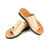Women Comfy Platform Shoes with Bunion Corrector Function,Soft PU Leather Sandal Bunion Corrector and Bunion Relief