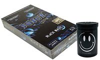 Herb Airtight Container Fresh Kettle with Juicy Jay's Black Magic 1.25 Flavored Hemp Rolling Papers 24 Count Box DC Crafts Nation- Happy Face
