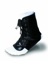 SafeTGard X-Large Vinyl Lace Up Ankle Brace (Black)