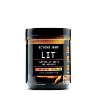 Beyond Raw LIT Pre Workout Powder Energy Drink, Strawberry Lemonade, 30 Servings, Contains Caffeine, L-Citruline, and Beta-Alanine, Nitrix Oxide and Preworkout Supplement