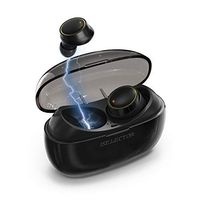Bluetooth 5.0 Wireless Earbuds, HD Stereo Sound Headphone in-Ear Headsets with 25 Hours Portable Charging Box IPX7 Waterproof Cordless Earpiece with MIC for Work, Sports