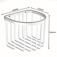 Meet&sunshine Modern Minimalist High Load-Bearing Aluminum Paper Truss Roll Holder (Silver)