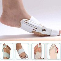 HAIHF Toe Splint Straightener Bandage Separators Wrap Brace Original Gel Toe Spacers Stretchers Straightener Protectors for Men Women Stop Foot Pain