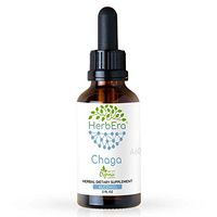 Chaga A60 Alcohol Herbal Extract Tincture, Super-Concentrated Wildcrafted Chaga (Inonotus obliquus) Dried Mushroom (2 fl oz)